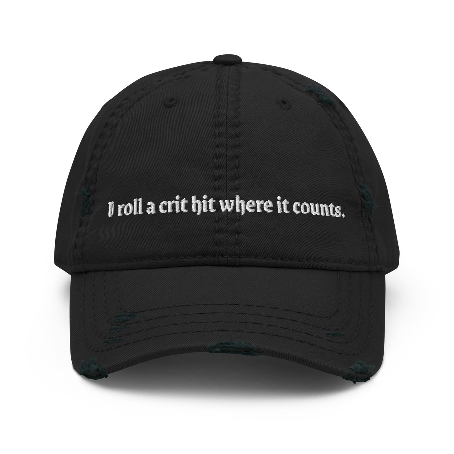 Critical Hit Distressed Cap