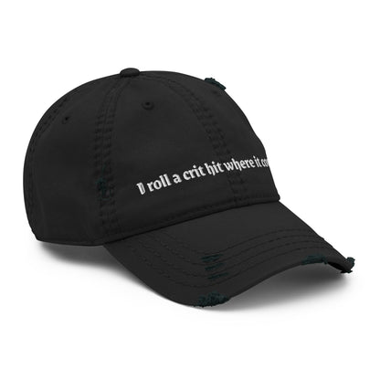 Critical Hit Distressed Cap