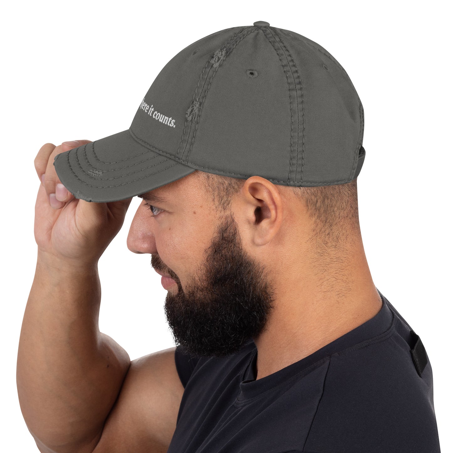 Critical Hit Distressed Cap