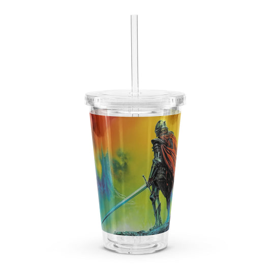 Dark Fantasy Clear plastic Tumbler