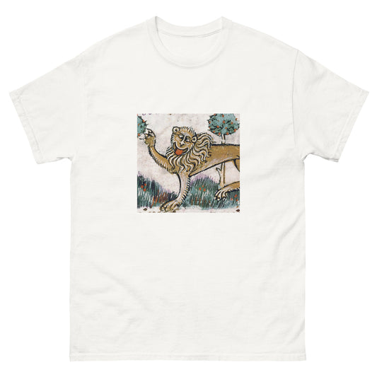 Silly Medieval Lion Unisex T-Shirt