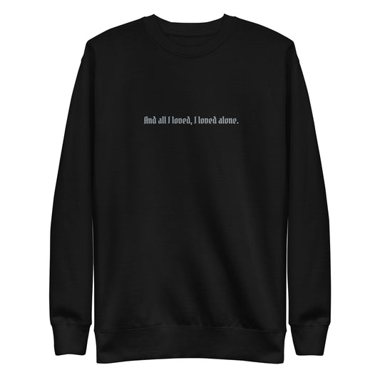 Gothic Edgar Allan Poe Men's Sweatshirt