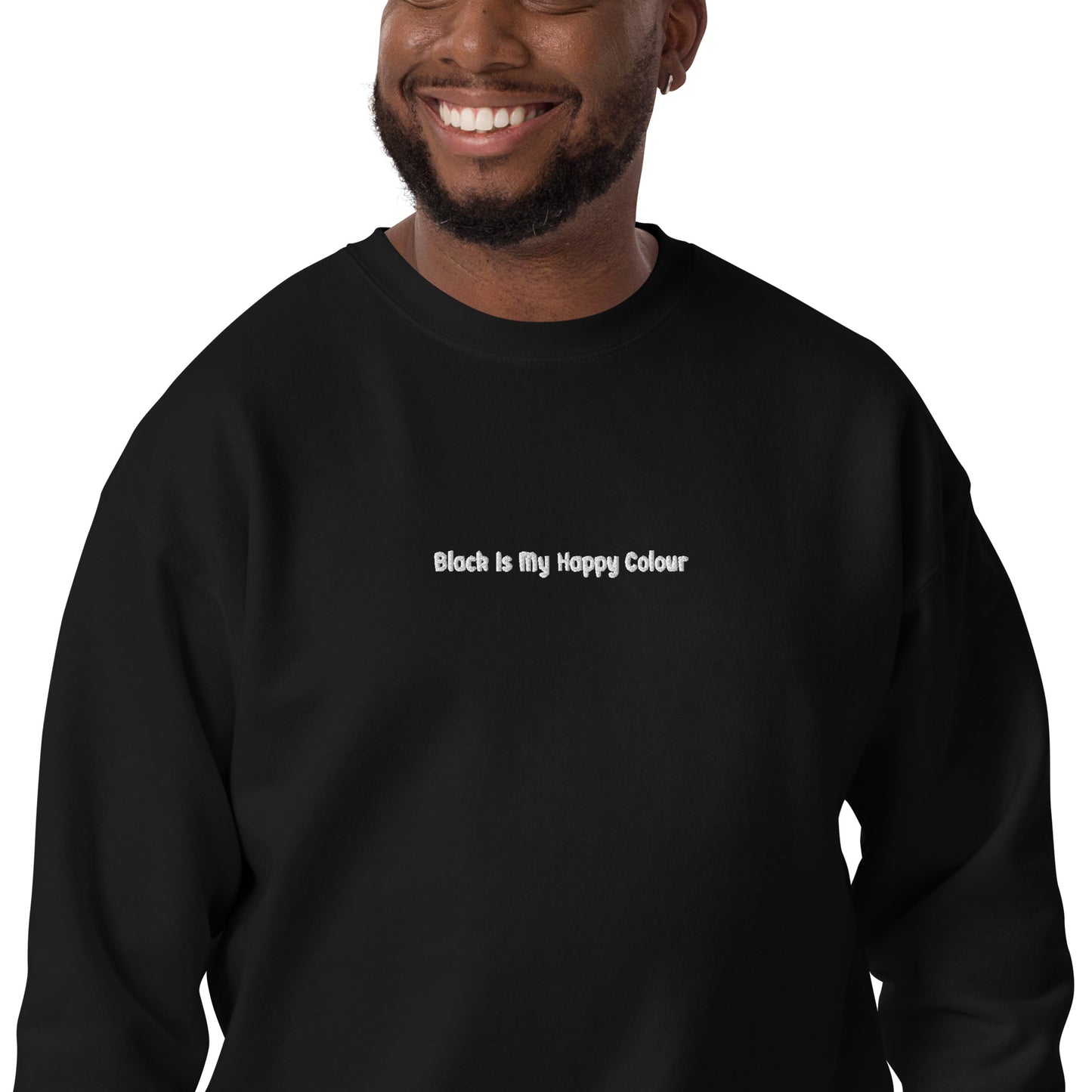 Black is My Happy Colour Unisex Sweatshirt