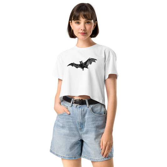 Gothic Bat Women's Crop Top